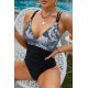 Badpak Dames - Gekruiste Rug - Zwart - Baldine - Maat S