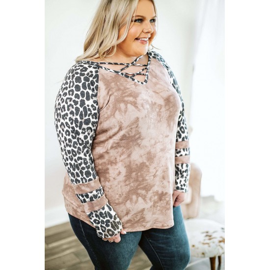 Trui Top Dames - Luipaard - Tamela - Maat XXXXL/4XL