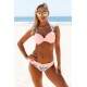 Push-up Bikini Dames - Roze Print - Betesy - Maat XXL/2XL