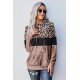 Hoodie Trui Dames - Luipaardprint Bruin - Hara - Maat S