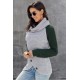 Trui Sweater Dames met col - Groen - Trifona - Maat S