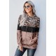 Hoodie Trui Dames - Luipaardprint Bruin - Hara - Maat S