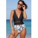 Badpak Dames - Kant - Slangenprint - Bayko - Maat S