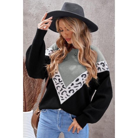 Trui Sweater Dames - Luipaard - Tynisa - Maat XXL/2XL