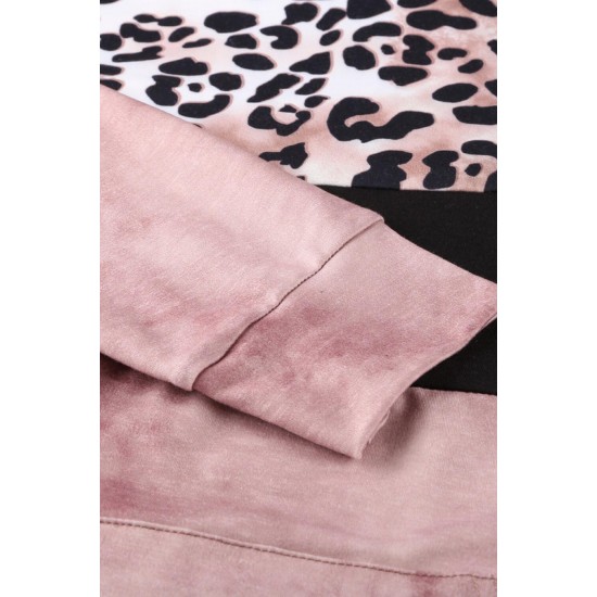 Hoodie Trui Dames - Luipaardprint Bruin - Hara - Maat S