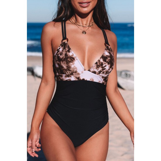 Badpak Dames - Gekruiste Rug - Bruin - Balina - Maat M