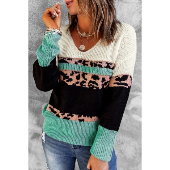 Trui Sweater Dames - Luipaardprint - Tabia - Maat M