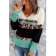 Trui Sweater Dames - Luipaardprint - Tabia - Maat M