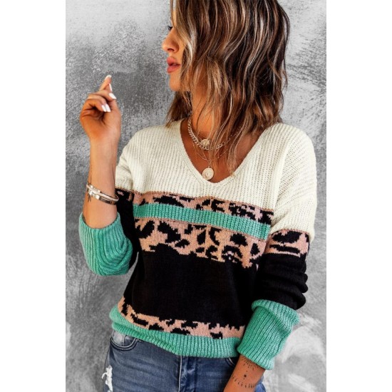 Trui Sweater Dames - Luipaardprint - Tabia - Maat M