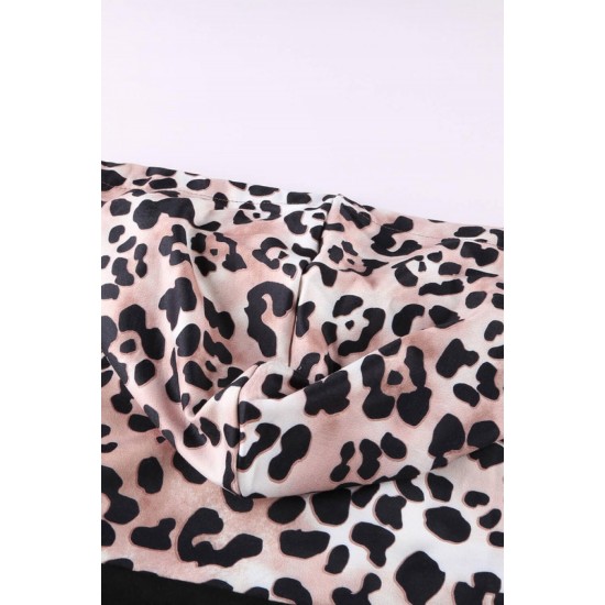 Hoodie Trui Dames - Luipaardprint Bruin - Hara - Maat S
