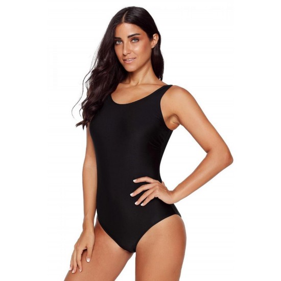 Criss Cross Badpak Dames - Zwart - Beyza - Maat XL