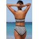 Halter Bikini 2-Delig - Luipaard - Bieke - Maat M