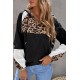 Blouse Jack Dames - Luipaard Zwart - Bado - Maat L