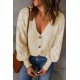 Vest Trui Dames - Pofmouw - Abrikoos - Vlinder - Maat L