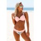 Push-up Bikini Dames - Roze Print - Betesy - Maat XXL/2XL