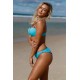 Push-up Bikini 2-Delig - Blauw Gestreept - Bettrys - Maat M